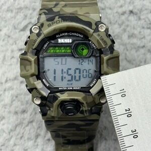 SKMEI 1197 Tactical Style Digital Camouflage Sport Watch 5 ATM Water Resistant
